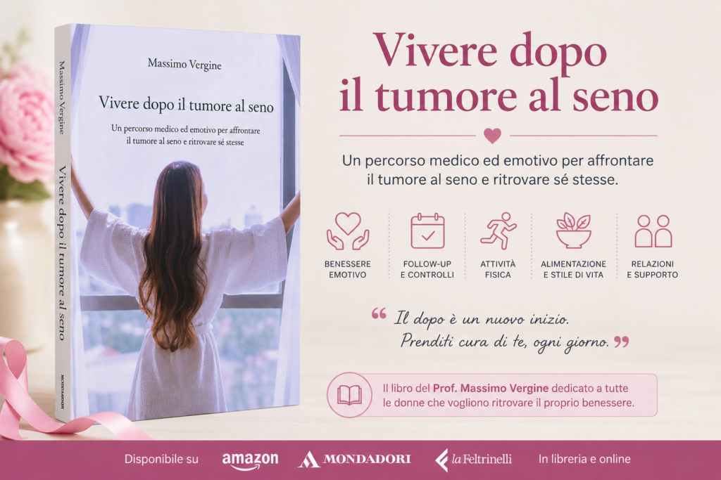 Vivere dopo il tumore al seno-libro del prof. Massimo Vergine