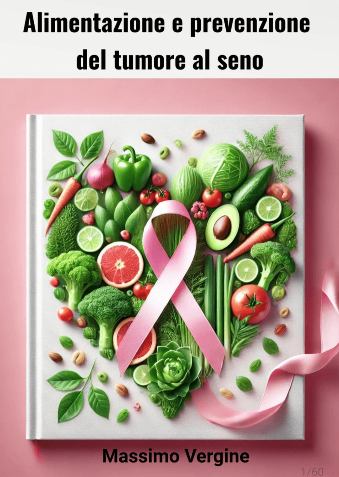 E book Alimentazione e prevenzione del tumore al seno-Autore- prof. Massimo Vergine